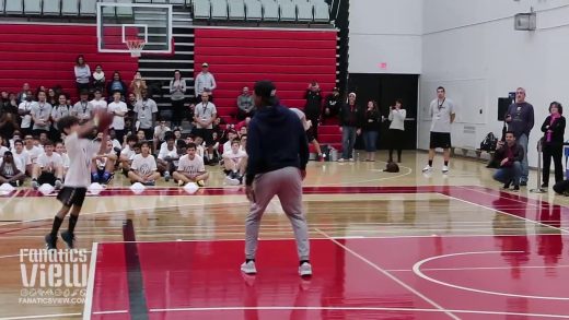 Kyle Lowry with a Hilarious MASSIVE BLOCKED SHOT on a Young Camper