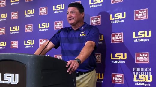 LSU’s Ed Orgeron Speaks on Huge Home Win vs. Georgia