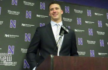 Northwestern LB Paddy Fisher previews Notre Dame Matchup & Talks Wisconsin Win