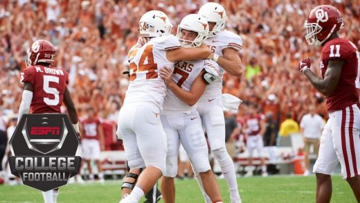 Texas upsets Oklahoma in the Red River Rivalry Game