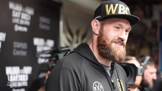 Tyson Fury says he’s been ‘wrestling with bears’ in preparation for Deontay Wilder