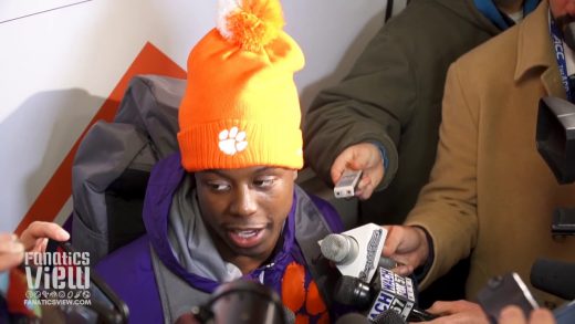 Clemson RB Travis Etienne says South Carolina is the “Biggest Game of the Year”