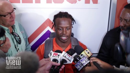 Travis Etienne on Clemson’s dominating offensive performance against Louisville