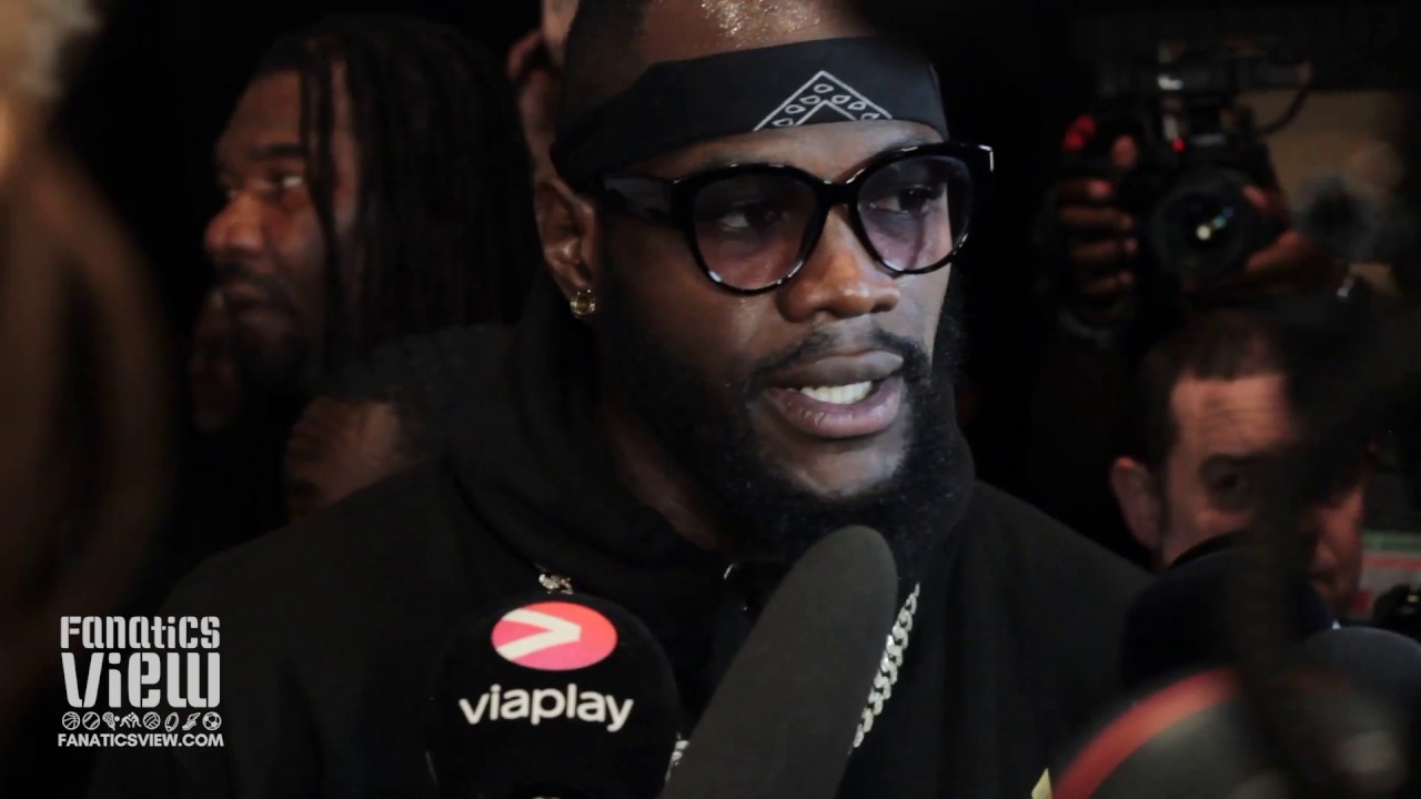 Deontay Wilder snaps at reporter for questioning his 