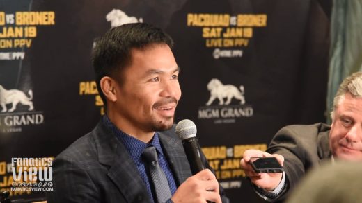Manny Pacquiao says his primary focus is Adrien Broner