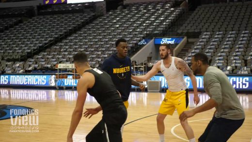 Michael Porter Jr. plays 3-On-3 with Denver Nuggets Teammates & Staff