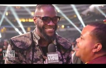 Deontay Wilder on Errol Spence Jr: “I See a Lot of Me in Him”