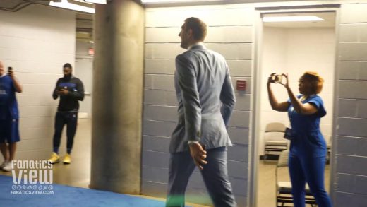 Dirk Nowitzki’s Final Arrival to a Dallas Mavericks Game