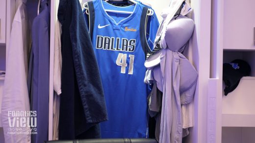 Dirk Nowitzki’s Locker for Dirk’s Final Dallas Mavericks Home Game