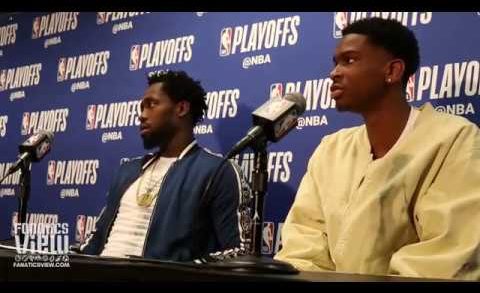 Patrick Beverley & Shai Gilgeous-Alexander speak about being down 3-1 to Golden State