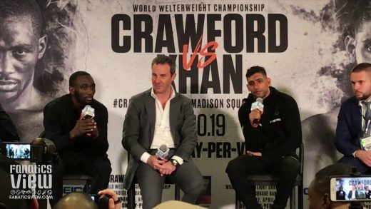 Amir Khan on TKO loss against Terence Crawford: ‘I didn’t quit.’