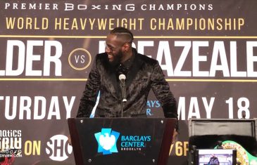 Deontay Wilder on animosity with Dominic Breazeale: ‘It’s in the past.’