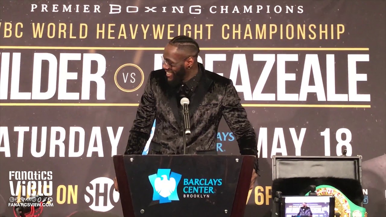 Deontay Wilder on animosity with Dominic Breazeale: 'It's in the past.'
