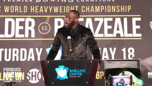 Deontay Wilder on his power: ‘I don’t know what to call my right hand.’