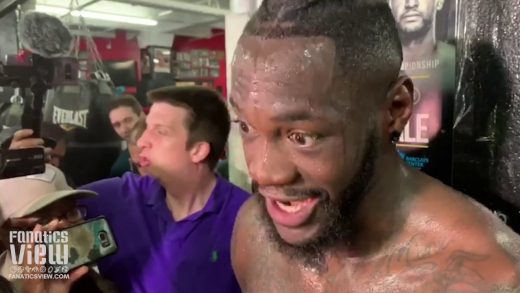 Deontay Wilder says Dominic Breazeale’s life is on the line in WBC Title Fight