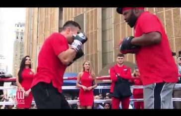 Gennady ‘GGG’ Golovkin Shows Off Mitt Combinations with New Trainer in New York