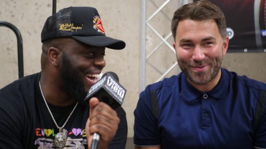 Eddie Hearn says Dillian Whyte was cleared to fight after a ‘legal process’