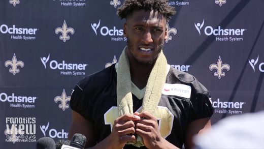 Michael Thomas talks Returning to Practice for the Saints at Chargers Joint Practice