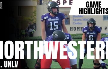 Northwestern Wildcats vs. UNLV Rebels SIDELINE CAM HIGHLIGHTS (Northwestern Defeats UNLV 30-14)