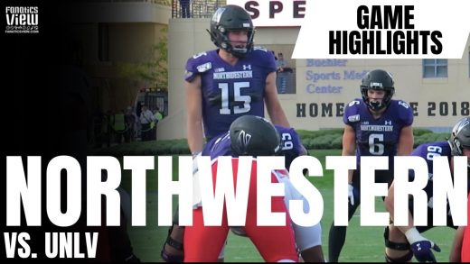 Northwestern Wildcats vs. UNLV Rebels SIDELINE CAM HIGHLIGHTS (Northwestern Defeats UNLV 30-14)