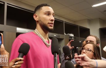 Ben Simmons on guarding Trae Young, Mike Scott’s ejection, 76ers “Heart”, Al Horford and Joel Embiid