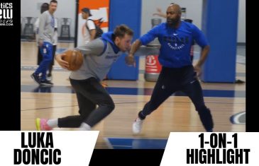 Luka Doncic Has Fun Going One-On-One With Dallas Mavericks Coach