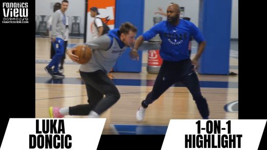 Luka Doncic Has Fun Going One-On-One With Dallas Mavericks Coach