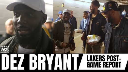 Dez Bryant LAKERS/MAVS POST-GAME REPORT feat. LeBron James, Anthony Davis, Boogie Cousins & More