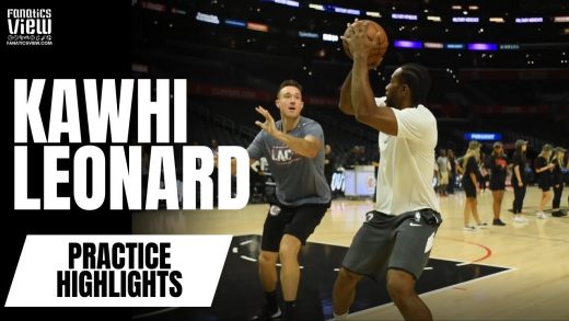 Kawhi Leonard works on post-moves, jumpers ahead of his first game against the Toronto Raptors