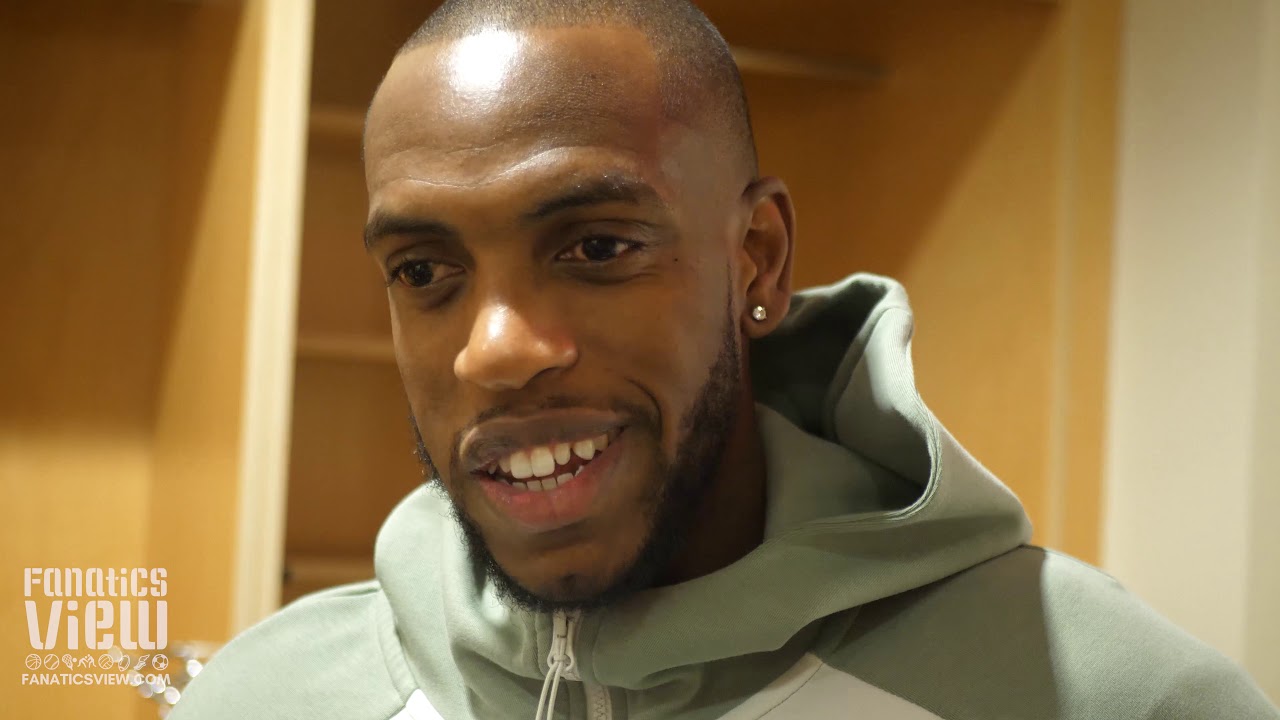 Khris Middleton on his thoughts about Luka Doncic, Kristaps Porzingis, Bucks' next move for NBA Finals and Texas A&M