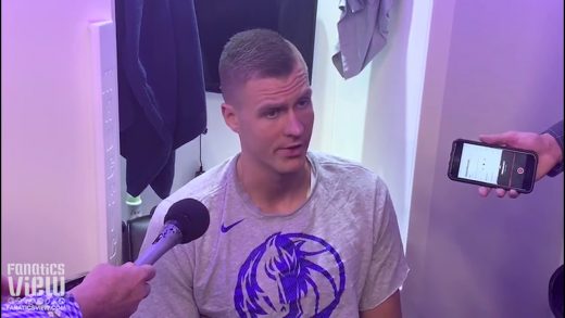 Kristaps Porzingis Responds To Questions Concerning Dallas Mavericks Overtime Loss To The Los Angeles Lakers