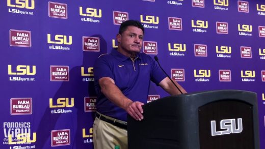 LSU Head Coach Ed Orgeron on Win vs. Florida “What Night For Our Tigers.”