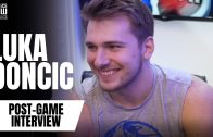 Luka Doncic on Dirk Nowitzki Courtside, Love from Tracy McGrady, James Harden & Russell Westbrook Matchup