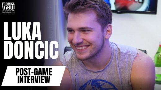 Luka Doncic on Dirk Nowitzki Courtside, Love from Tracy McGrady, James Harden & Russell Westbrook Matchup