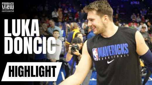 Luka Doncic Shares an Amazing Moment with Philadelphia 76ers Fan
