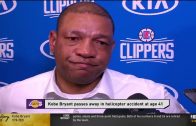 Doc Rivers holds back tears while discussing Kobe Bryant’s legacy