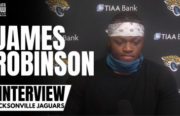 James Robinson Reacts to His Fantasy Football Status, Making His NFL Debut & Jags Win vs. Colts