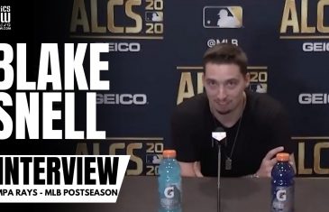 Blake Snell reacts to Tampa’s “Huge Win” in ALCS Game 1 vs. Houston Astros