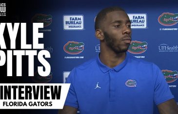 Florida Gators’ Kyle Pitts Responds to Questions After a Solid Victory Over South Carolina