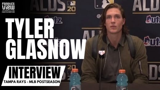 Tyler Glasnow discusses Rays’ bounce back win with a historic 18 strikeouts vs. Yankees