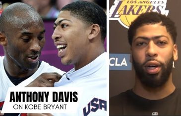 Anthony Davis Remembers Kobe Bryant Shooting a Left Handed ‘Shimmy’ Shot While Injured