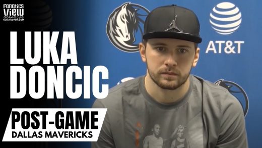 Luka Doncic Reacts to Jalen Brunson Dagger 3 vs. Spurs & Calling Plays for Kristaps Porzingis