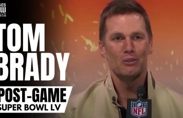 Tom Brady Reacts to Winning 7 Super Bowls, Antonio Brown & Rob Gronkowski Scoring TD’s
