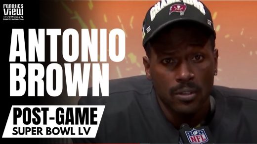 Antonio Brown Gets Emotional Speaking About Tom Brady & Winning Super Bowl LV