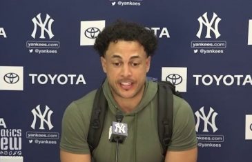 Giancarlo Stanton Gives His Impressions of Corey Kluber & Reacts to Returning to the Field