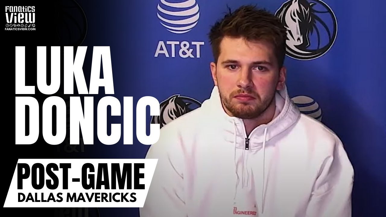 Luka Doncic Reacts to Dallas Mavs Record Setting 50 Point First Half Lead: 