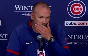 David Ross on Willson Contreras Getting Hit Twice by Brewers: “It’s Scary. You Have to Be Better”