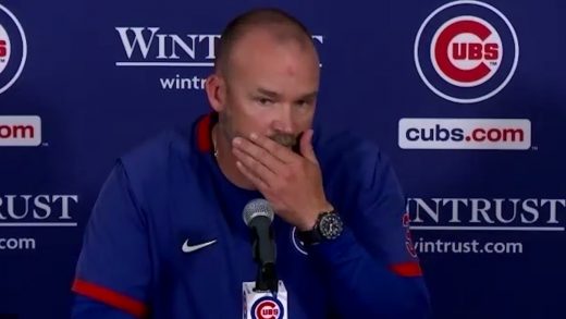 David Ross on Willson Contreras Getting Hit Twice by Brewers: “It’s Scary. You Have to Be Better”