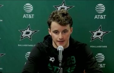 Jake Oettinger talks 41 Save Performance & Proof Stars Can “Beat Anyone” With “Any Lineup”