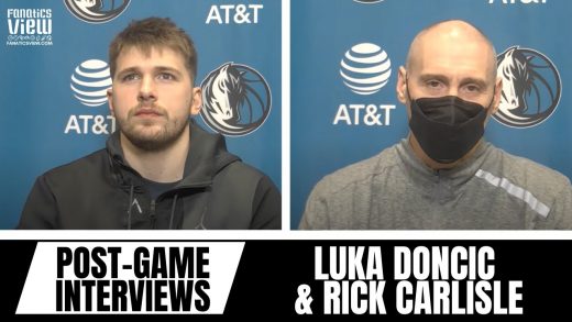 Luka Doncic & Rick Carlisle Review Loss vs. Blazers, Luka’s Passes & Kristaps Porzingis Play